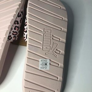 Fierce Pink Puma Sliders